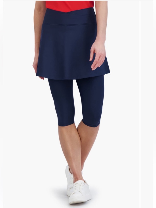 Sage Collective Pants - SAGE COLLECTIVE Transform Skirted Crop Leggings in Navy M